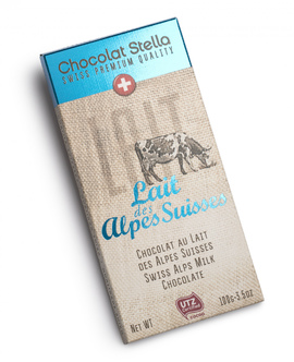Chocolat Stella "Lait des Alpes Suisses"